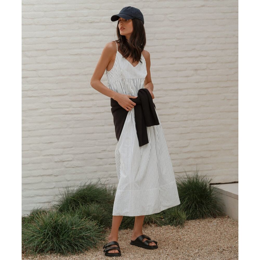 Jenni Kayne Cove Breezy Maxi Dress - XXS - Navy Stripe - Picture 4 of 4